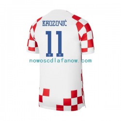 Koszulka Reprezentacja Chorwacji Brozovic 11 Męska Domowy Komplet World Cup 2022 Krótkie Rękawy