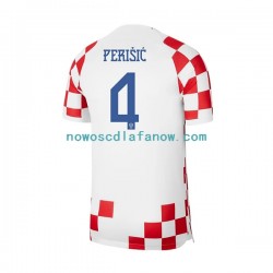 Koszulka Reprezentacja Chorwacji Perisic 4 Męska Domowy Komplet World Cup 2022 Krótkie Rękawy