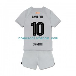 Koszulka FC Barcelona Ansu Fat 10 Dziecięca Trzeci Komplet 2022-2023 Krótkie Rękawy