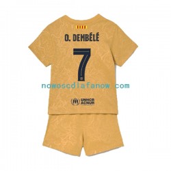 Koszulka FC Barcelona Ousmane Dembele 7 Męska Wyjazdowy Komplet 2022-2023 Krótkie Rękawy