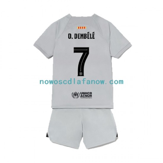 Koszulka FC Barcelona Ousmane Dembele 7 Trzeci Komplet 2022-2023 Krótkie Rękawy