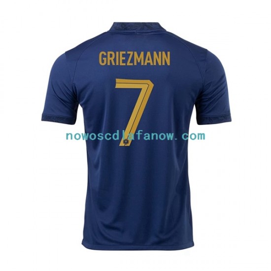 Koszulka Reprezentacja Francji Griezmann 7 Męska Domowy Komplet World Cup 2022 Krótkie Rękawy