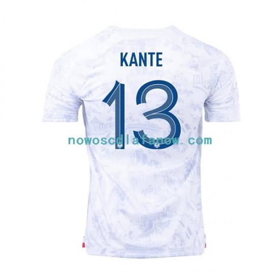 Koszulka Reprezentacja Francji Kante 13 Męska Wyjazdowy Komplet World Cup 2022 Krótkie Rękawy
