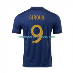 Koszulka Reprezentacja Francji Olivier Giroud 9 Męska Domowy Komplet World Cup 2022 Krótkie Rękawy