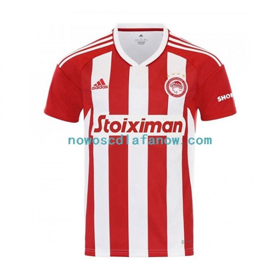Koszulka Olympiacos Męska Domowy Komplet 2022-2023 Krótkie Rękawy