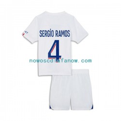 Koszulka Paris Saint-Germain Sergio Ramos 4 Dziecięca Trzeci Komplet 2022-2023 Krótkie Rękawy