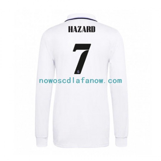 Koszulka Real Madryt Eden Hazard 7 Męska Domowy Komplet 2022-2023 Długie Rękawy