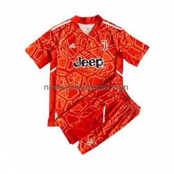 Koszulka Juventus Bramkarskie Dziecięca Wyjazdowy Komplet 2022-2023 Krótkie Rękawy