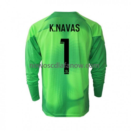 Koszulka Paris Saint-Germain Keylor Navas 1 Bramkarskie Męska Domowy Komplet 2022-2023 Długie Rękawy