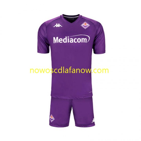 Koszulka Fiorentina Dziecięca Domowy Komplet 2024-2025 Krótkie Rękawy