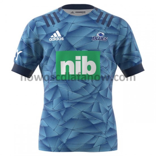Koszulka Auckland Blues Rugby Domowy Komplet 2020 Krótkie Rękawy