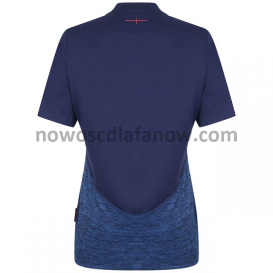 Koszulka Reprezentacja Anglii w Rugby Damska Wyjazdowy Komplet 2020-2021 Krótkie Rękawy