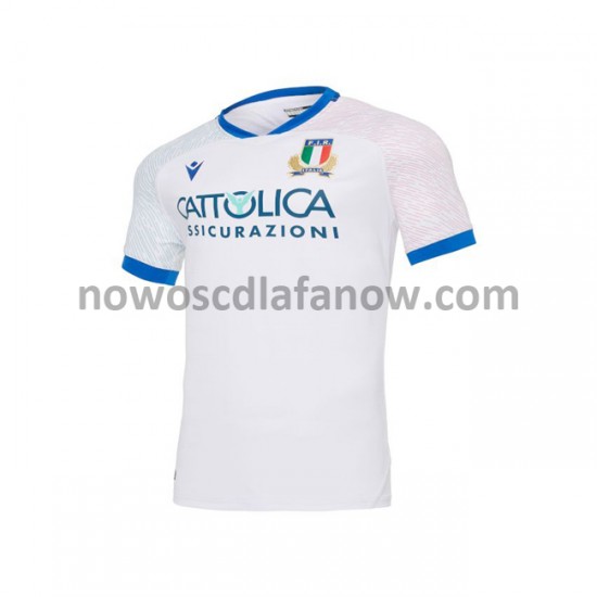 Koszulka Reprezentacja Włoch w Rugby Wyjazdowy Komplet 2020-2021 Krótkie Rękawy