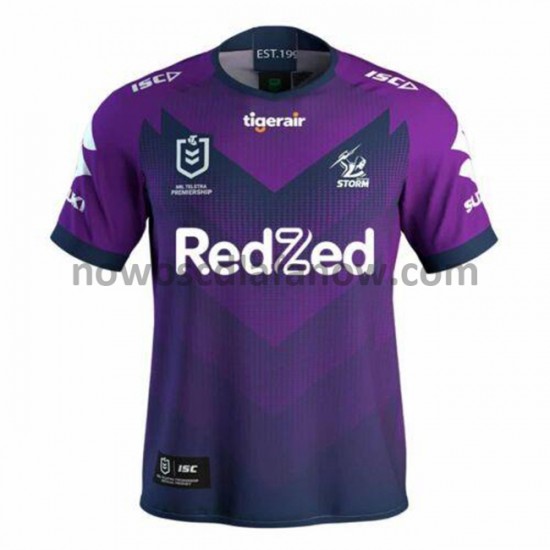 Koszulka Melbourne Storm Rugby Domowy Komplet 2020 Krótkie Rękawy