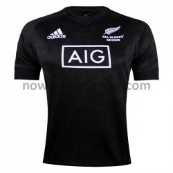Koszulka Reprezentacja Nowej Zelandii w Rugby 7S Domowy Komplet 2020-2021 Krótkie Rękawy