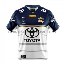 Koszulka North Queensland Cowboys Rugby Wyjazdowy Komplet 2021 Krótkie Rękawy