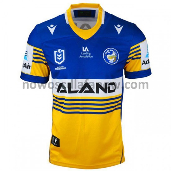 Koszulka Parramatta Eels Rugby Domowy Komplet 2021 Krótkie Rękawy