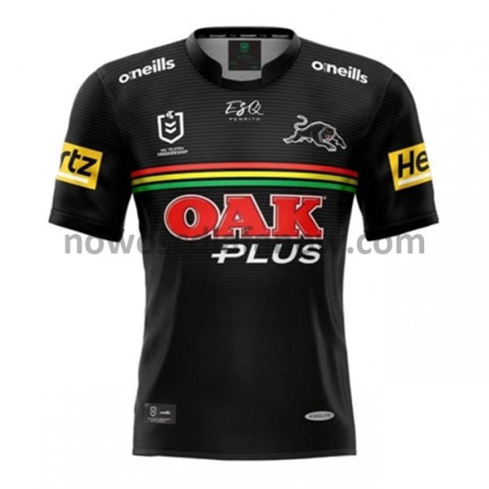 Koszulka Penrith Panthers Rugby Domowy Komplet 2021 Krótkie Rękawy