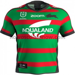 Koszulka South Sydney Rabbitohs Rugby Domowy Komplet 2020 Krótkie Rękawy