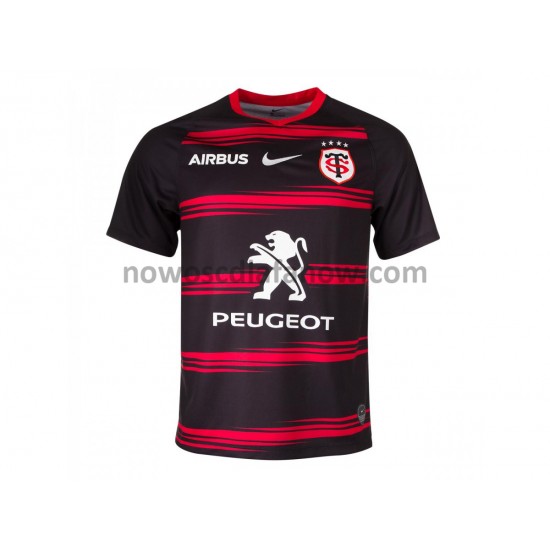 Koszulka Stade Toulousain Rugby Domowy Komplet 2020-2021 Krótkie Rękawy