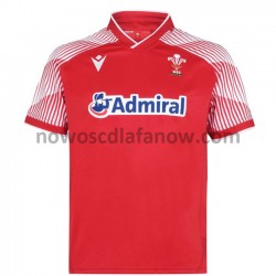 Koszulka Reprezentacja Walii w Rugby 7S Domowy Komplet 2020-2021 Krótkie Rękawy