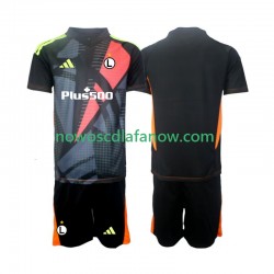 Koszulka Legia Warsaw Bramkarskie Dziecięca Domowy Komplet 2024-2025 Krótkie Rękawy