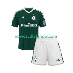 Koszulka Legia Warsaw Dziecięca Wyjazdowy Komplet 2024-2025 Krótkie Rękawy